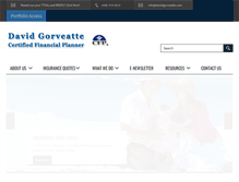 Tablet Screenshot of davidgorveatte.com